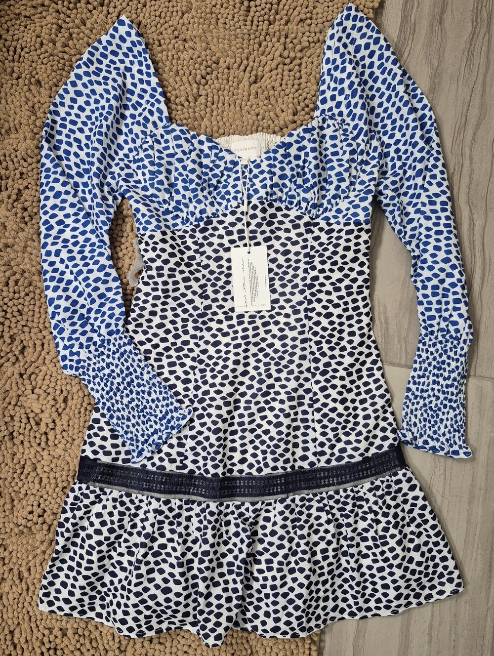 Foxiedox Princess Neckline Mini Dress Sz XS NWT